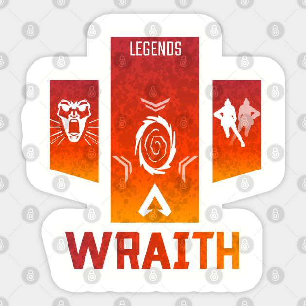 Apex Legend Banner Wraith Apex Legends Sticker Teepublic Uk