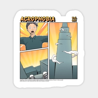 Acrophobia - Fear of heights Magnet