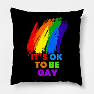 Be Gay Equality LGBTQ Pride Gay Lesbian Pillow