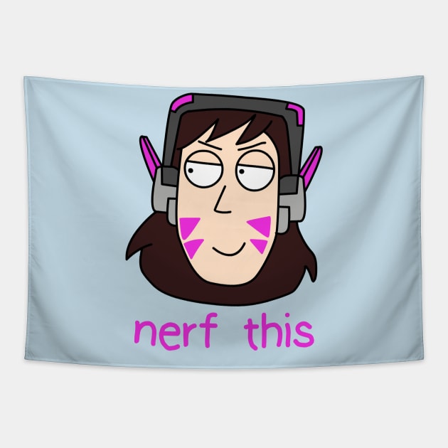 dva neft this overwatch Tapestry by ahmedelsiddig