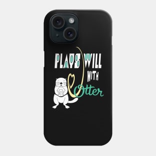 Otter gifts for otter lovers ,her Otter half Phone Case