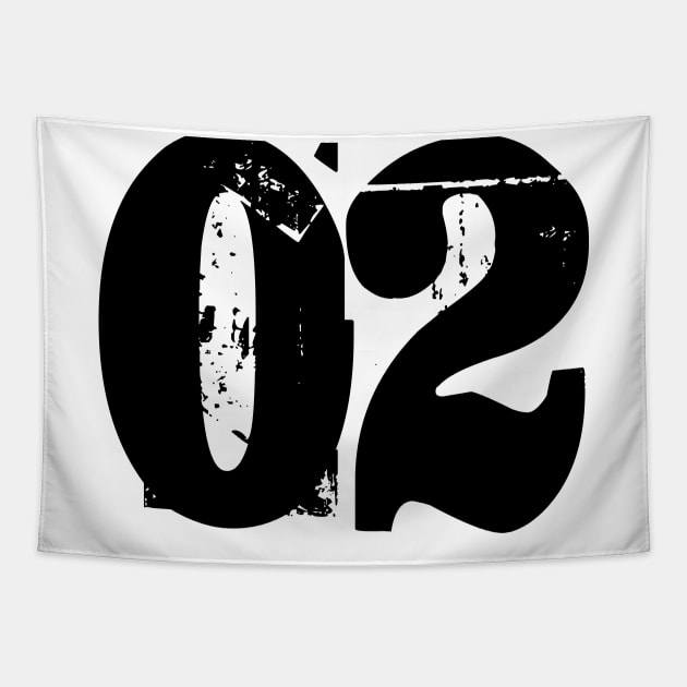 02 number Tapestry by Polli