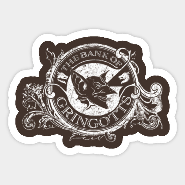 Gringott S Wizarding Bank Potter Sticker Teepublic