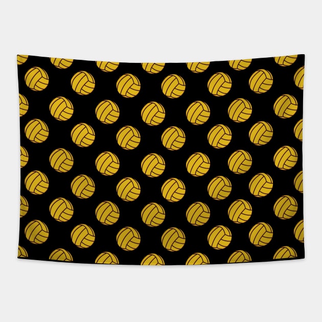 Water Polo Ball pattern Tapestry by Watersolution