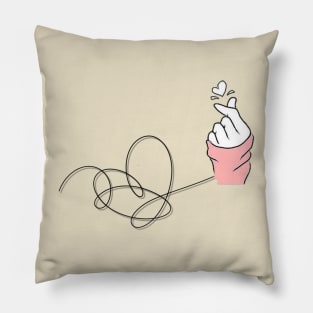 Bts gesture with love Pillow