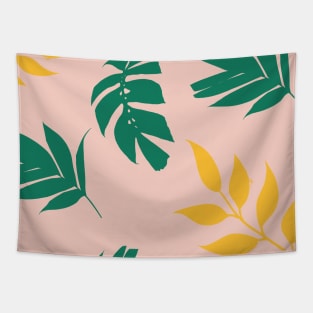 Tropical Leaves Pattern II Tapestry