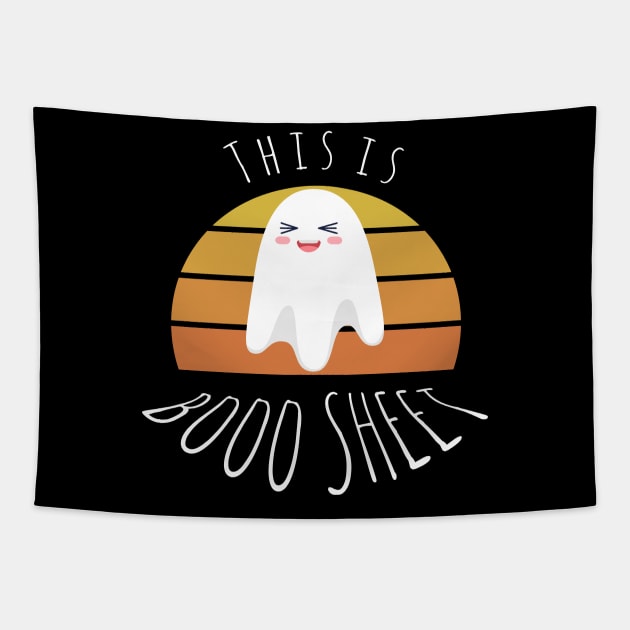 This is boo sheet funny halloween ghost Tapestry by kevenwal