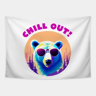 Polar Bear - Chill Out Tapestry