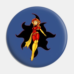 Sunset Phoenix Pin