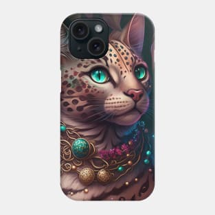 Luminous Bengal Cat Phone Case