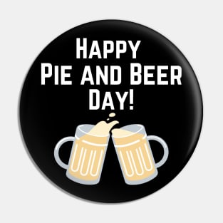 Happy Pie and Beer Pioneer Day Utah Pin