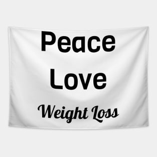 Peace Love Weight Loss Tapestry