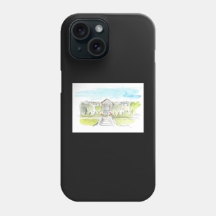 Royal Hillsborough Castle watercolour art sketch Phone Case