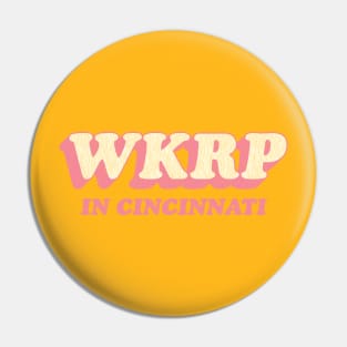 WKRP in Cincinnati Vintage Pink Pin