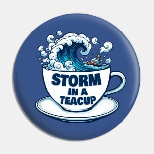 Storm In a Teacup Pin