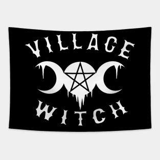 Wiccan Occult Satanic Witchcraft Village Witch Tapestry