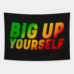 Big Up Yourself Rasta Colors Reggae Tapestry