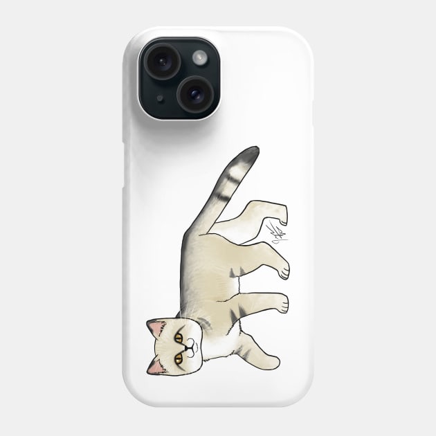 Cat - Sand Cat - Yellow Phone Case by Jen's Dogs Custom Gifts and Designs