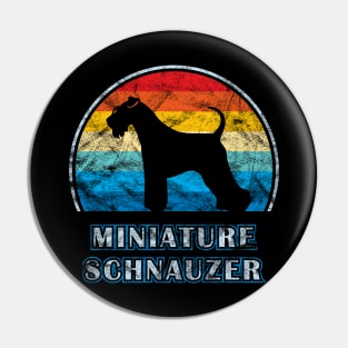 Miniature Schnauzer Vintage Design Dog Pin