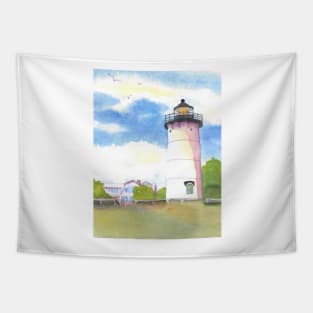 Marthas Vineyard Lighthouse Tapestry