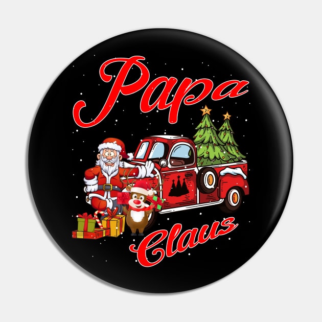 Papa Claus Santa Car Christmas Funny Awesome Gift Pin by intelus