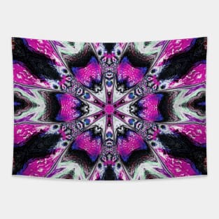 Hot Pink Punk Modern Graphic Graffiti Print Tapestry