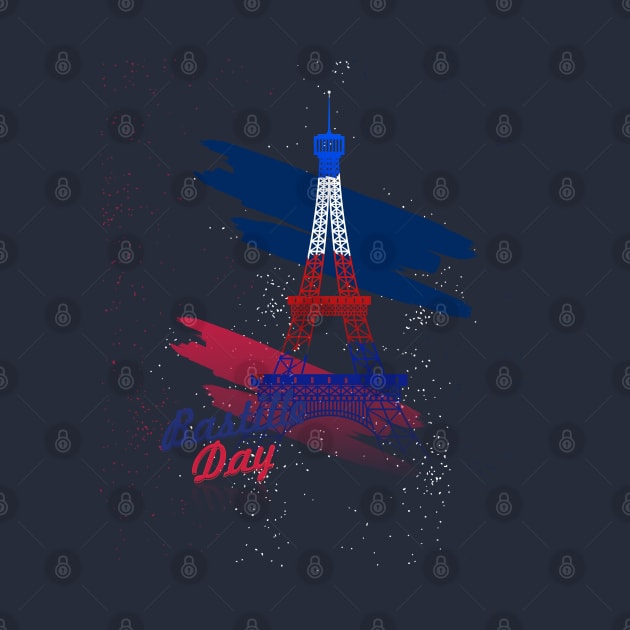 happy bastille day shirt by OnlineShoppingDesign