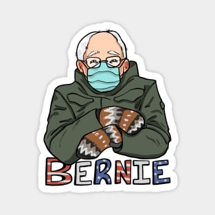 Bernie and his mittens Magnet