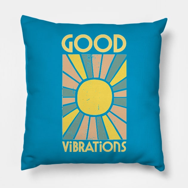 Good Vibrations Pillow by theplaidplatypusco