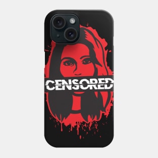 Free Speech Censored Woman Phone Case