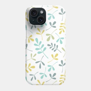 Assorted Leaf Silhouettes Color Mix Phone Case