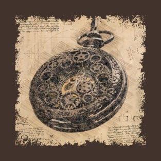 Vintage Steampunk Watch -Horologist Art T-Shirt