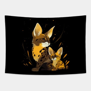 Serval Fathers Day Tapestry