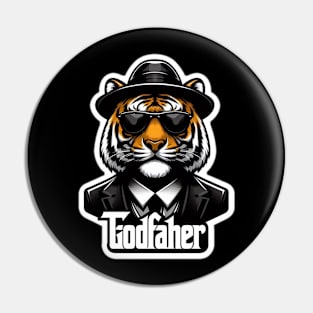 Tiger Godfather Pin