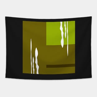 Earthy green abstract Tapestry