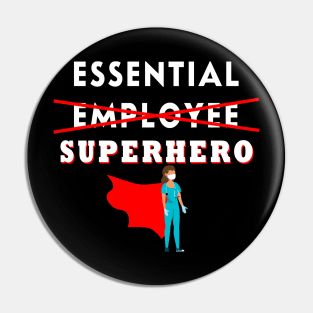 essential healthcare supeheros gift Pin