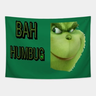 GRINCH SAYS BAH HUMBUG Tapestry