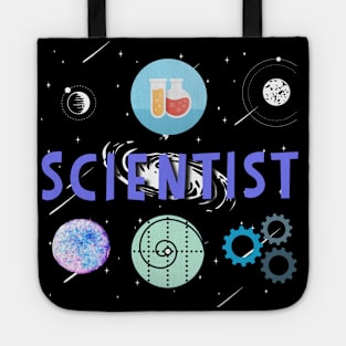 Scientist Gift Design Chemistry Physics STEM Tote