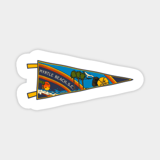 Myrtle Beach Pennant Magnet