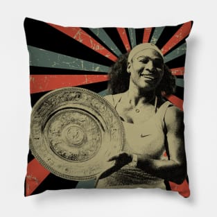 Serena Williams || Vintage Art Design || Exclusive Pillow