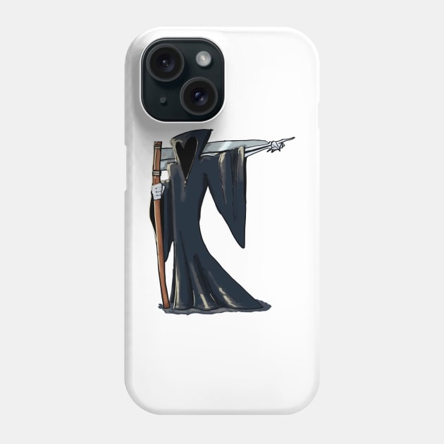 A christmas carol ghost yet to come Phone Case by GhoneamArt