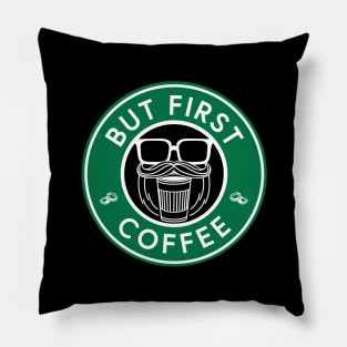 But First Coffee Pillow