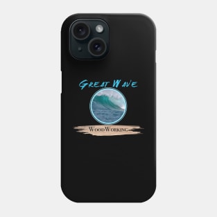 Great Wave Woodworking Phone Case