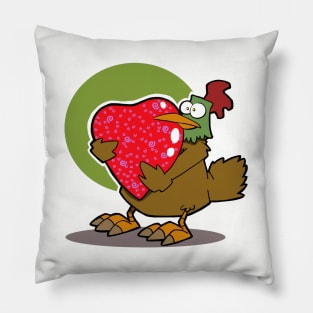 Chicken Valentine Pillow