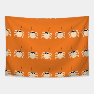 Halloween Mummy Spiders Tapestry