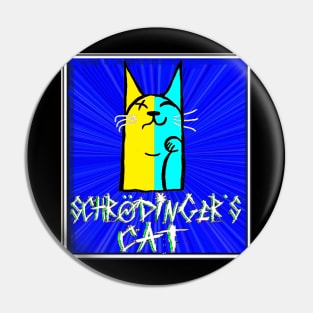 schrodingers Cat students uni freshers Cat Pin