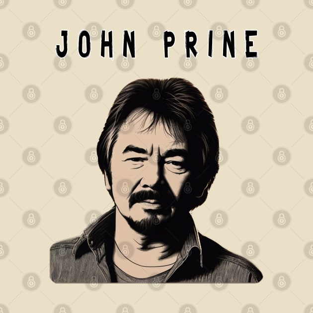 John Prine --- Retro 70s Style by Moulezitouna