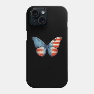 American Patriot Butterfly Phone Case