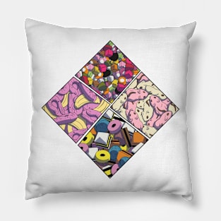 Retro sweets Pillow