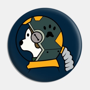 Astronaut Dog Pin
